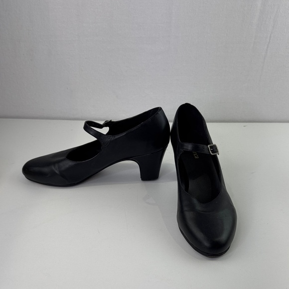 So Danca Classic Character Shoes Black Mary Jane Heels - Picture 5 of 11
